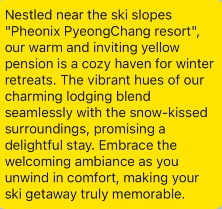 Honey Bear Pension Pyeongchang Dış mekan fotoğraf